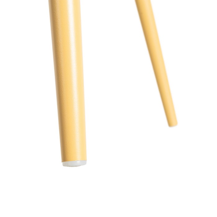 Silla Amarillo Pp-Metal Contract 51 X 46 X 80 cm (Set de 4)