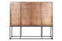 DKD Home Decor Armario Indio Blanco Negro 180 x 40 x 160 cm