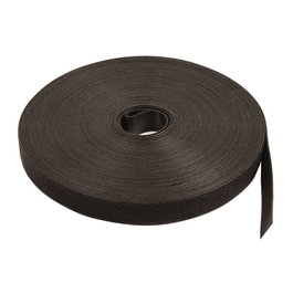 Synergy21 Klettband Cinta de velcro 25m B20mm negro