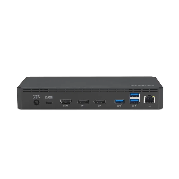 Kensington K32803EU SD4843P Replicador de Puertos USB-C/Alámbrico 10-en-1 con USB4, Carga 100W, Triple Salida de Vídeo 4K/8K (HDMI, DisplayPort), Ethernet, Negro Kensington K32803EU SD4843P Replicador de Puertos USB-C/Alámbrico 10-en-1 con USB4, Carga 100W, Triple Salida de Vídeo 4K/8K (HDMI, DisplayPort), Ethernet, Negro