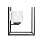 DKD Home Decor Portavelas Hierro y Cristal Elegant 18x18x76 cm 5 Portavelas