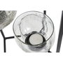 DKD Home Decor Portavelas Hierro y Cristal Elegant 18x18x76 cm 5 Portavelas