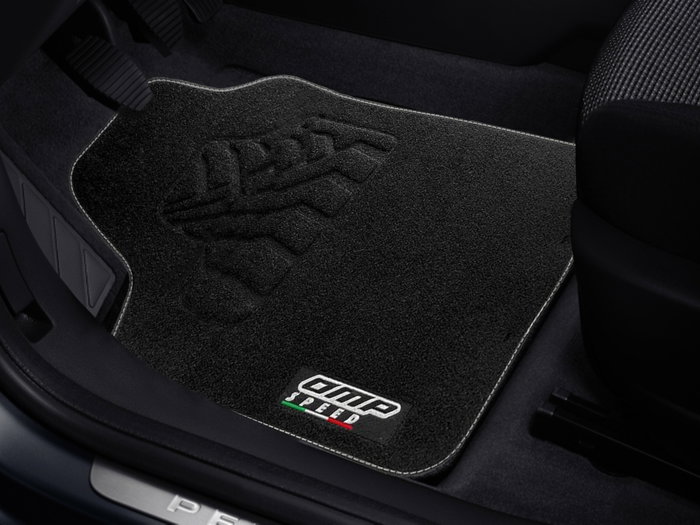 Omp Alfombrillas Universales para Coche 4 Piezas Color Negro OMPS14060001