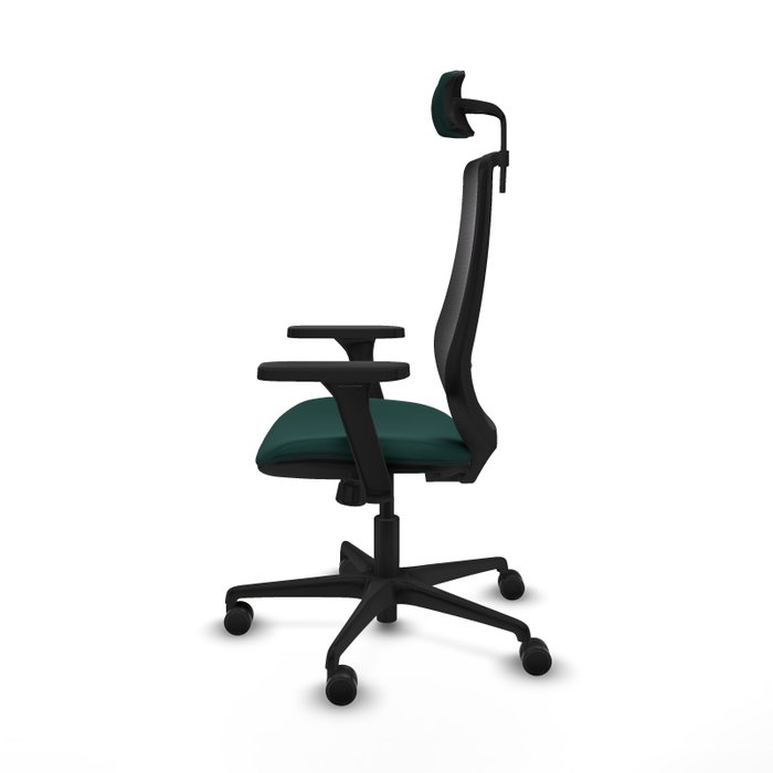 PIQUERAS Y CRESPO Silla de oficina Mardos con mecanismo Sincro, Verde botella y Negro PIQUERAS Y CRESPO Silla de oficina Mardos con mecanismo Sincro, Verde botella y Negro