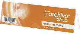 Archivo 2000 Portanombres Sobremesa Premium Espesor 3 mm 50x210x60 mm