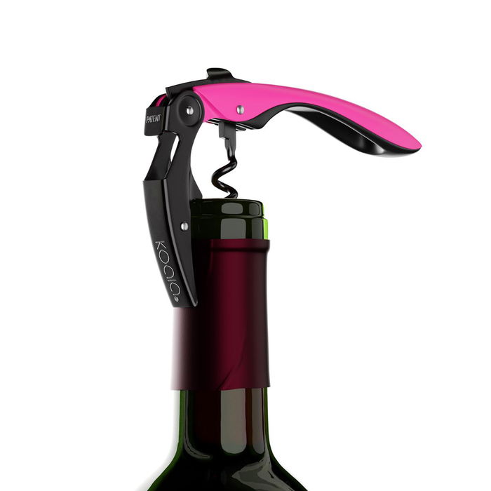 Set Sacacorchos Acero Inoxidable y Tapón Set Vino Koala 4,5x2,5x19,5 cm