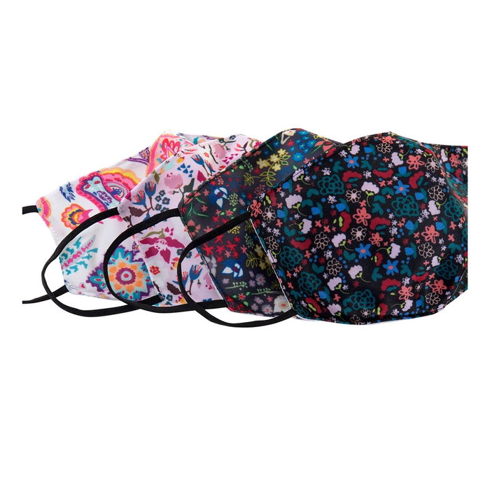 Mascarilla Higiénica DKD Home Decor Multicolor 4 Unidades Mascarilla Higiénica DKD Home Decor Multicolor 4 Unidades