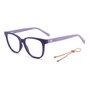 M Missoni MMI-0106-ARR Gafas de vista para mujer, Morado, 53/16/145