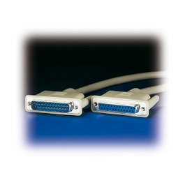 ROLINE Cable RS232 Macho a Hembra 1,8 m Gris