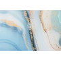 DKD Home Decor Cuadro de Cristal Templado Fotoimpreso 150x100 cm Azul y Dorado