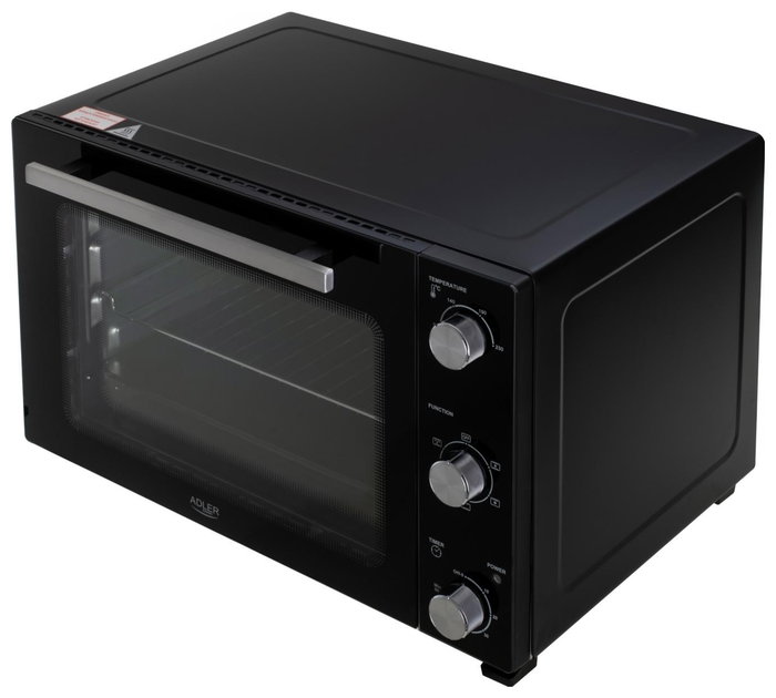 Adler AD 6026 Horno Eléctrico de 48 L, 1800 W, Negro Adler AD 6026 Horno Eléctrico de 48 L, 1800 W, Negro