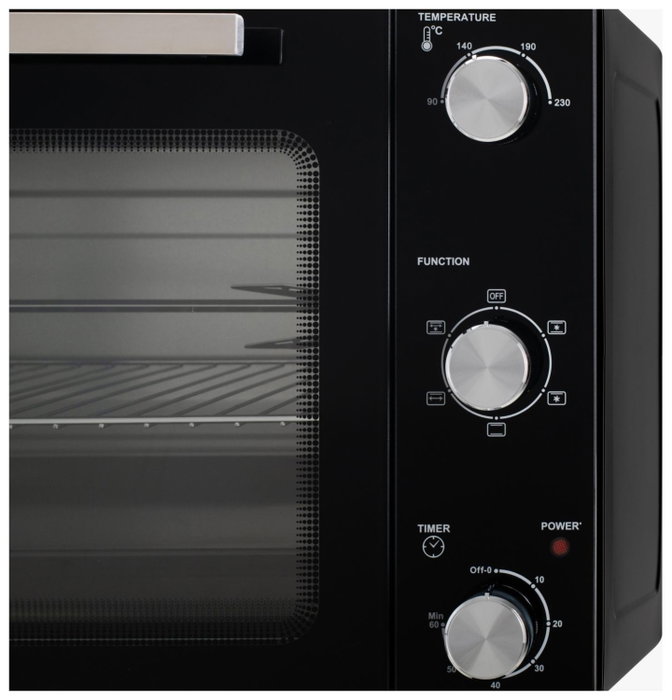Adler AD 6026 Horno Eléctrico de 48 L, 1800 W, Negro Adler AD 6026 Horno Eléctrico de 48 L, 1800 W, Negro