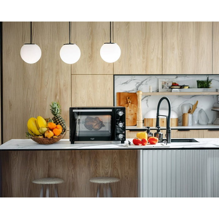 Adler AD 6026 Horno Eléctrico de 48 L, 1800 W, Negro Adler AD 6026 Horno Eléctrico de 48 L, 1800 W, Negro