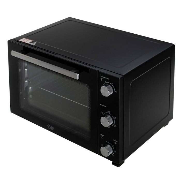 Adler AD 6026 Horno Eléctrico de 48 L, 1800 W, Negro Adler AD 6026 Horno Eléctrico de 48 L, 1800 W, Negro