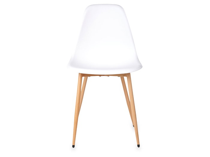 Giftdecor Silla Blanca 52 cm x 82 cm x 47 cm (Set de 4)