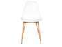 Giftdecor Silla Blanca 52 cm x 82 cm x 47 cm (Set de 4)