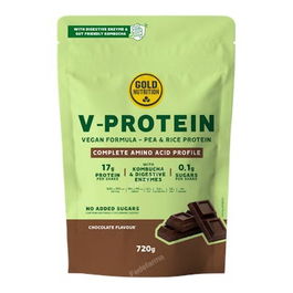 Goldnutrition V-Protein Chocolate 720Gr Proteína Vegetal Vegana