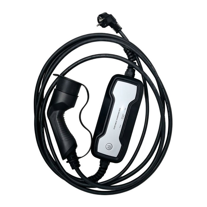 Solter EVMOU-16 Cargador para Vehículo Eléctrico Tipo 2, Corriente Ajustable 6-16A, 4 kW, IP66, con Chip Inteligente y LED Indicador Solter EVMOU-16 Cargador para Vehículo Eléctrico Tipo 2, Corriente Ajustable 6-16A, 4 kW, IP66, con Chip Inteligente y LED Indicador