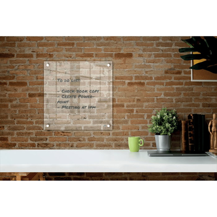 NOBO Pizarra Acrílica Mural Transparente 300x300mm