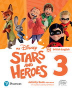 LONGMAN, My Disney Stars and Heroes British Edition Level 3 Activity Book with eB