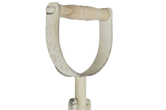 DKD Home Decor Espejo de Metal Envejecido Blanco 59x78 cm