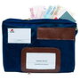 Archivo 2000 Bolsa de Correspondencia Alba en Nailon Impermeable Azul