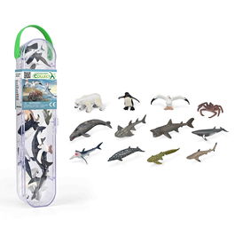 Collecta Tubo Mini Animales Marinos 3 A1211-C Figuras Juguete para Niños +3 Años