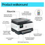 HP OfficeJet Pro 9120e All-in-One Multifunción Color con Wi-Fi, LAN, ADF, Duplex, Instant Ink, Impresora 4 en 1 A4