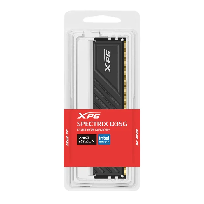 XPG SPECTRIX D35G - Módulo de Memoria RAM Gaming DDR4 16GB (1x16GB) 3200MHz CL16 RGB - Compatible con Intel XMP 2.0