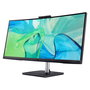 Acer CB343CURJ0bemiiprcuzx Monitor Vero 34" Curvo WQHD 3440x1440 IPS HDR10 USB-C 140W, Cámara, AMD FreeSync, Negro
