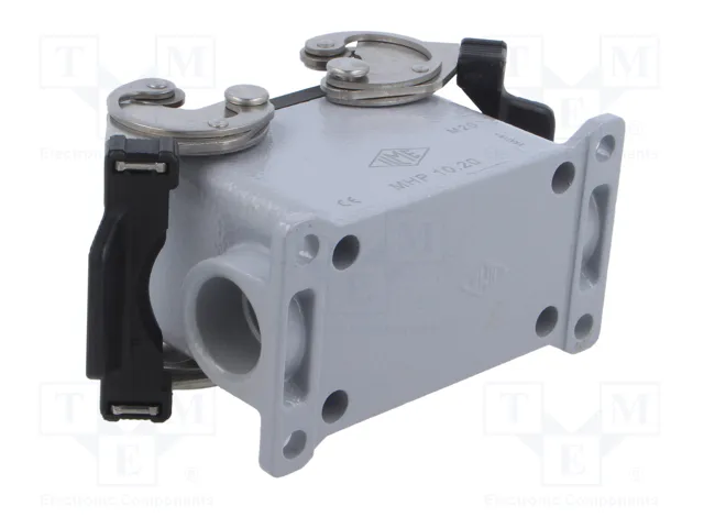 ILME Carcasa para conectores HDC tamaño 57.27 con pestillo doble ILME Carcasa para conectores HDC tamaño 57.27 con pestillo doble