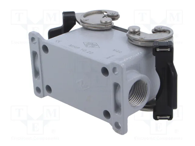 ILME Carcasa para conectores HDC tamaño 57.27 con pestillo doble ILME Carcasa para conectores HDC tamaño 57.27 con pestillo doble