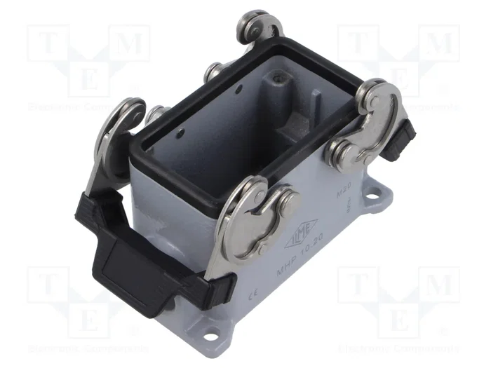 ILME Carcasa para conectores HDC tamaño 57.27 con pestillo doble ILME Carcasa para conectores HDC tamaño 57.27 con pestillo doble