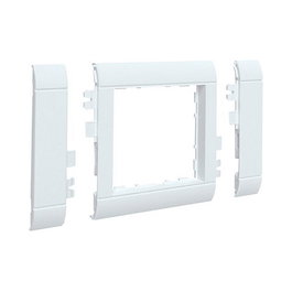 Hager Placa de marco modular GR0800A9016 Blanco