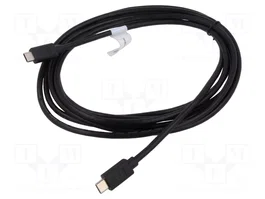 Digitus Cable USB-C a USB-C 2.0 de 3m, Negro