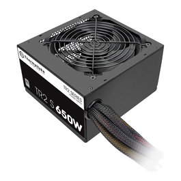 Thermaltake TR2 S 650W Fuente de Alimentación ATX - 80 PLUS Certificado, 650W, Negro, No Modular, Ventilador de 120mm