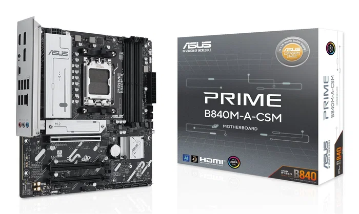 ASUS Prime B840M-A-CSM AMD B840 Micro ATX DDR5