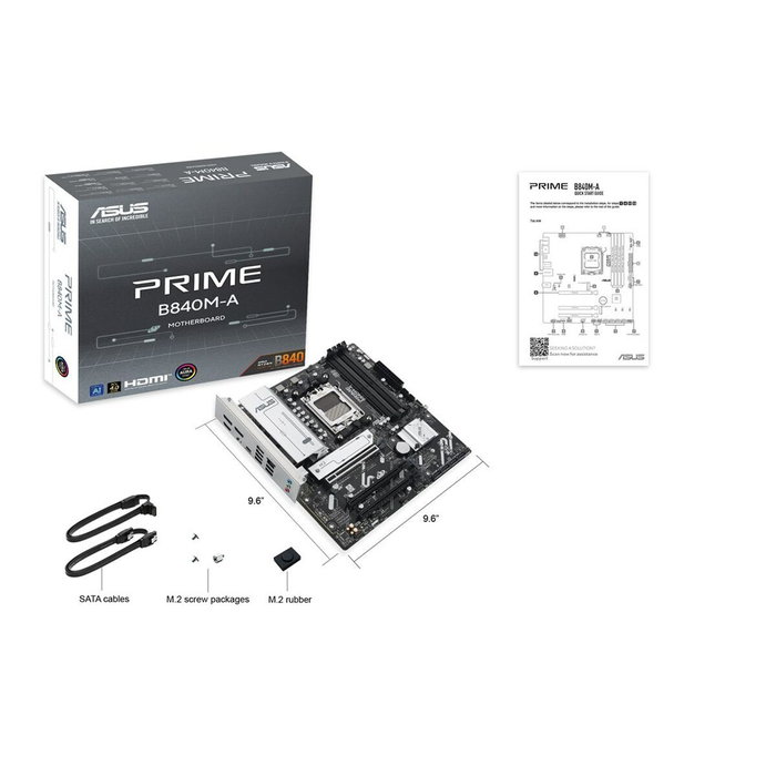 Asus Prime B840M-A-CSM Zócalo AM5 Micro ATX DDR5