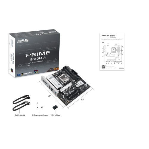 Asus Prime B840M-A-CSM Zócalo AM5 Micro ATX DDR5