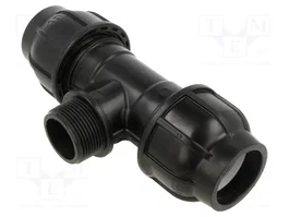 GEBO Conector de apriete Plast 40 x 1 1/4'' x 40 para tuberías PE