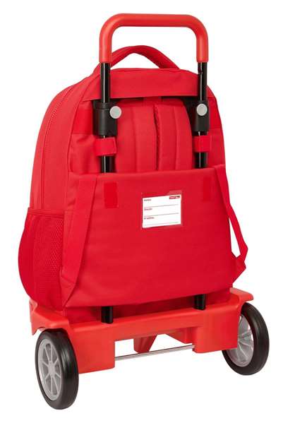 Safta Mochila grande con ruedas Compact Evolution extraíble del Atlético de Madrid Safta Mochila grande con ruedas Compact Evolution extraíble del Atlético de Madrid