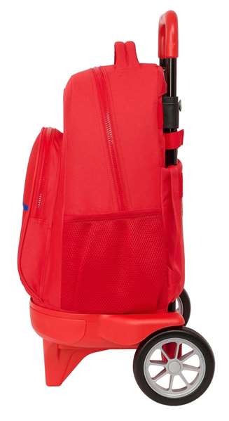 Safta Mochila grande con ruedas Compact Evolution extraíble del Atlético de Madrid Safta Mochila grande con ruedas Compact Evolution extraíble del Atlético de Madrid