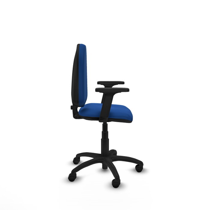 PIQUERAS Y CRESPO Silla de oficina Aýna Azul con Brazos 2D
