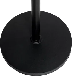 SBG Soporte De Micrófono Recto De Suelo Con Base Redonda 25Cm Ajustable 889-1625mm Negro Acero
