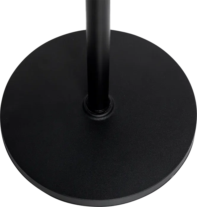 SBG Soporte De Micrófono Recto De Suelo Con Base Redonda 25Cm Ajustable 889-1625mm Negro Acero