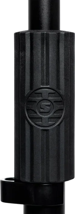 SBG Soporte De Micrófono Recto De Suelo Con Base Redonda 25Cm Ajustable 889-1625mm Negro Acero