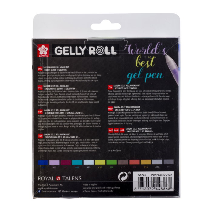 Sakura Colección Gelly Roll Moonlight 06 Cosmos de 12 unidades Sakura Colección Gelly Roll Moonlight 06 Cosmos de 12 unidades