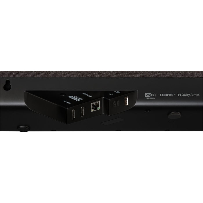 Yamaha SR-X40A True X-Bar 40A Barra de Sonido con Subwoofer Integrado 180W Dolby Atmos, Carbon Grey