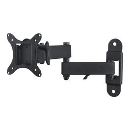 DUVER Soporte TV Doble Brazo 13-27 Pulgadas Capacidad 15kg Negro