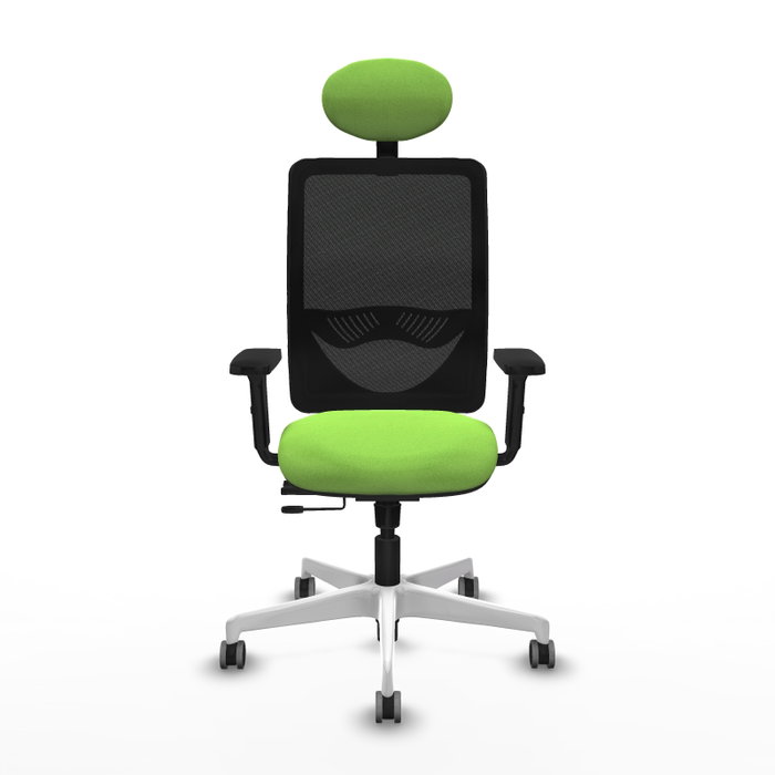 PIQUERAS Y CRESPO Silla de oficina Zulema Pistacho y Negro PIQUERAS Y CRESPO Silla de oficina Zulema Pistacho y Negro